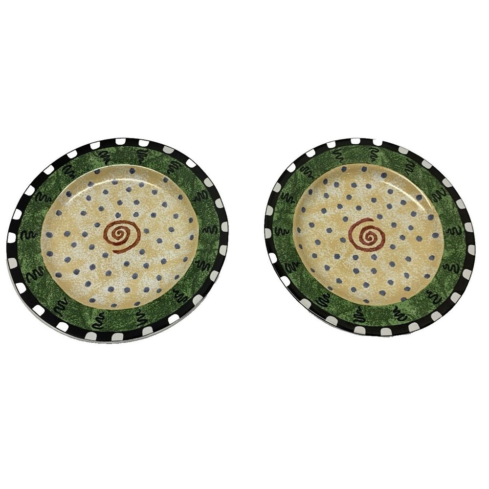 FURIO Stoneware CONFETTI - Set of 2 Salad Plates